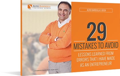 Alfio Bardolla E-Book - 29 mistake to avoid